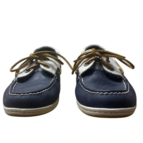 SPERRY Koifish Casual Boat Shoes in Navy/Tan Size 7.5 — Perfect for Summer!!! - Picture 3 of 9